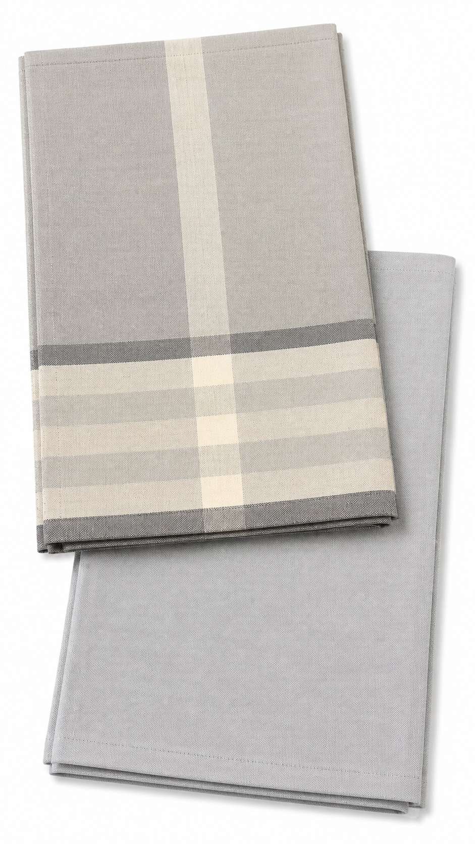 Set 2 Canovacci Tinto Filo ARTHUR + Grigio Cucina Bossi x Moreali 50 x 70 cm Tinto Filo