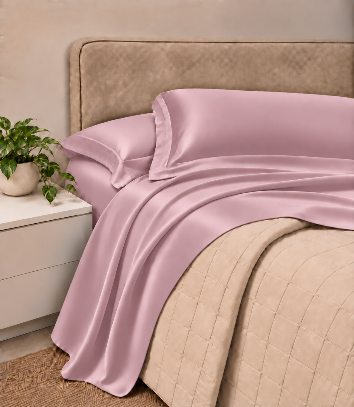 PROMO COMBO: Completo Lenzuola Raso Unito HOTELLERIE