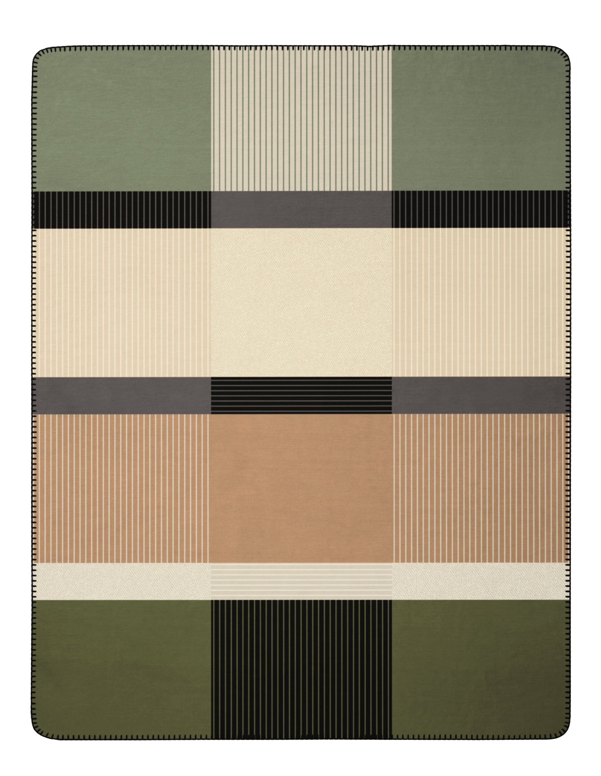 Plaid in Caldo Cotone LAND CHECK Soggiorno Borbo