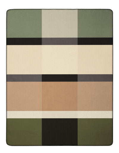 Plaid in Caldo Cotone LAND CHECK Soggiorno Borbo