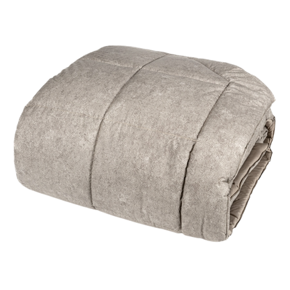 Trapunta Percalle Galuchat Letto Fazzini 270 x 270 Sasso