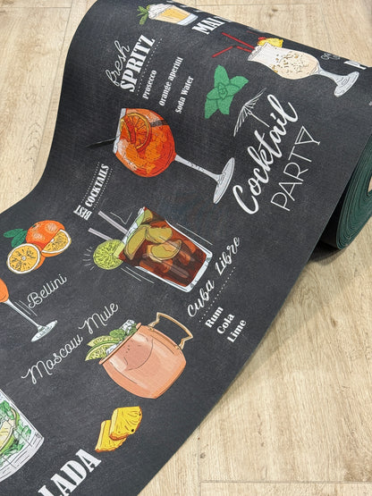 Tappeto Da Cucina al Metro Pub Cucina Moreali Tessile Casa 52 cm Multicolor