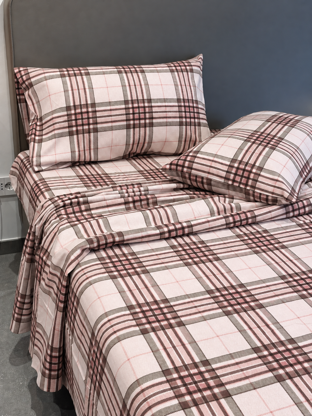 Completo Lenzuola Flanella Cotone Stampato GLEN