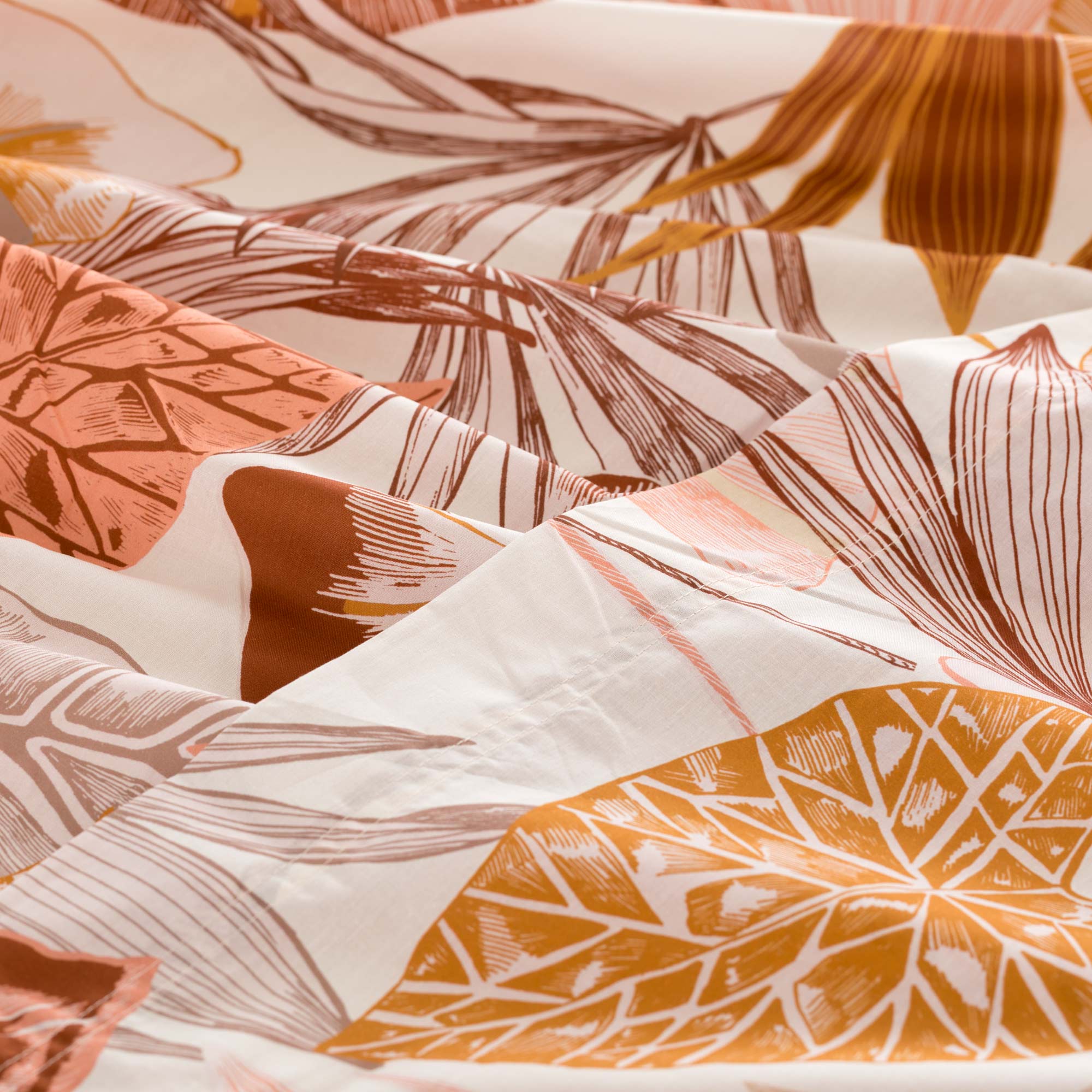 Completo Lenzuola Copriletto Percalle Stampato ARJOLA Letto Riviera
