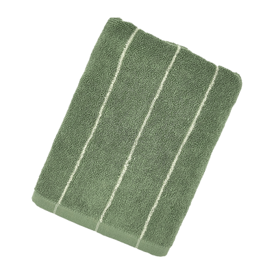 Telo Doccia Tinto Filo SMART Bagno Fazzini 70 x 140 Verde/Off White