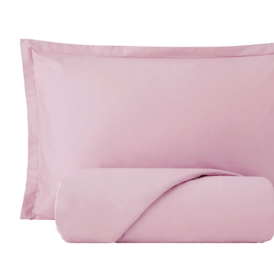 POPUP Parure Copripiumino MADAPOLAM Letto Riviera Singolo Rosa Antico