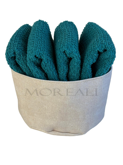 Set 4 Lavette + Cestino PEPE Bagno Maison Sucrée 30 x 30 Ottanio var.23