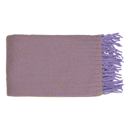 Plaid Lana Cromatismi Soggiorno Fazzini 130 x 170 Ciclamino