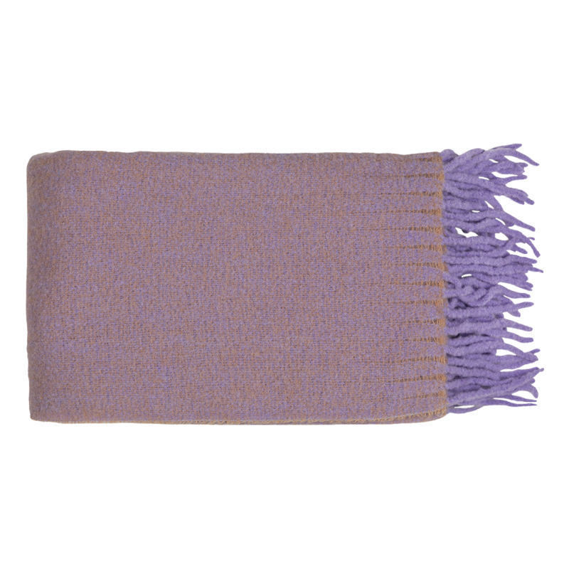 Plaid Lana Cromatismi Soggiorno Fazzini 130 x 170 Ciclamino