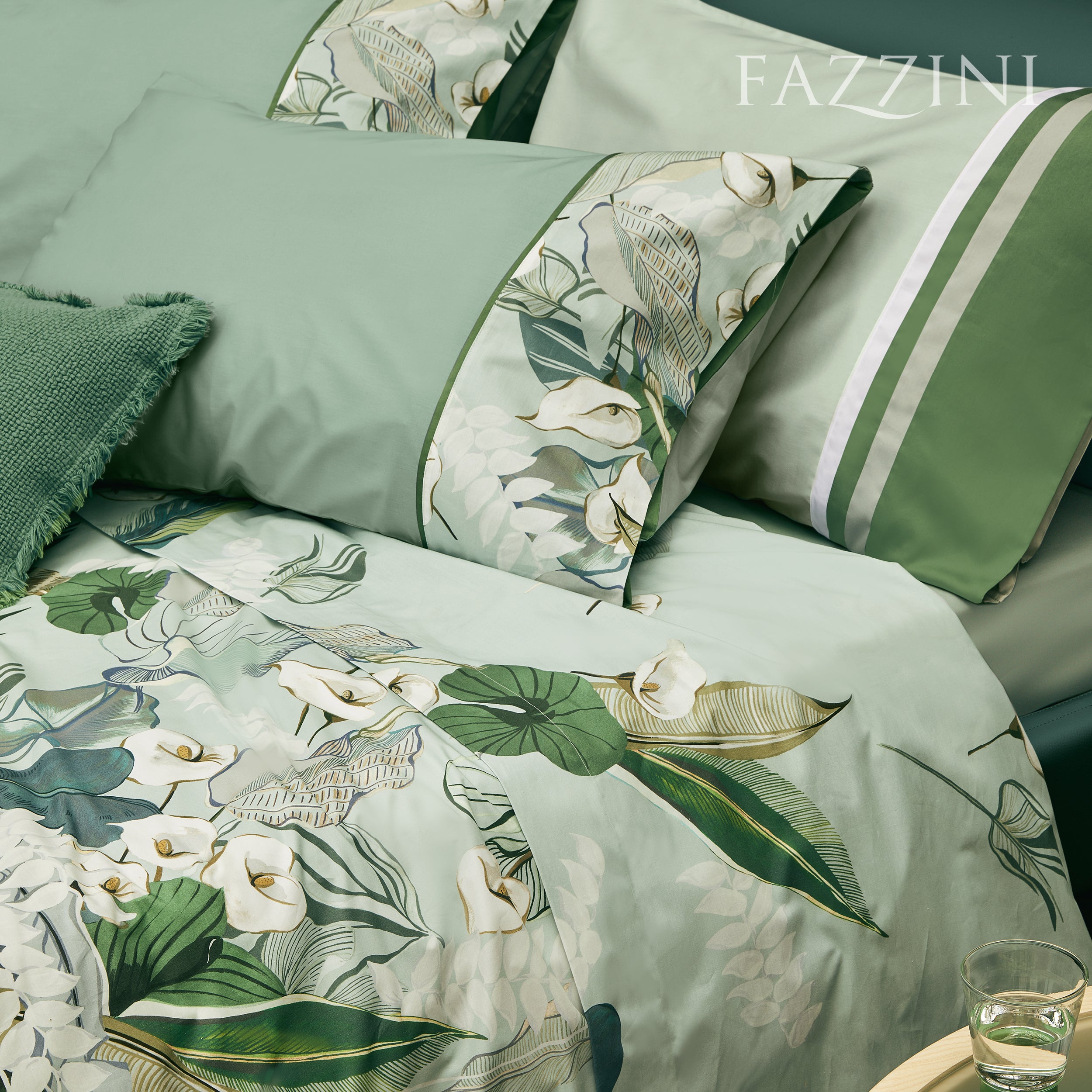 Completo Lenzuola Copriletto Percalle CALLE