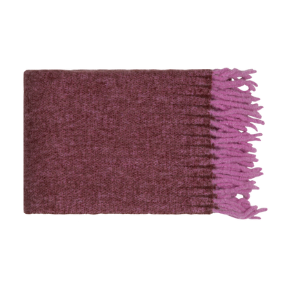 Plaid Lana Cromatismi Soggiorno Fazzini 130 x 170 Fucsia