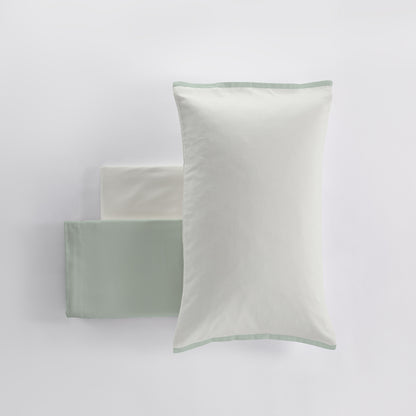 Completo Lenzuola Caldo Cotone BICOLOR Letto Cogal