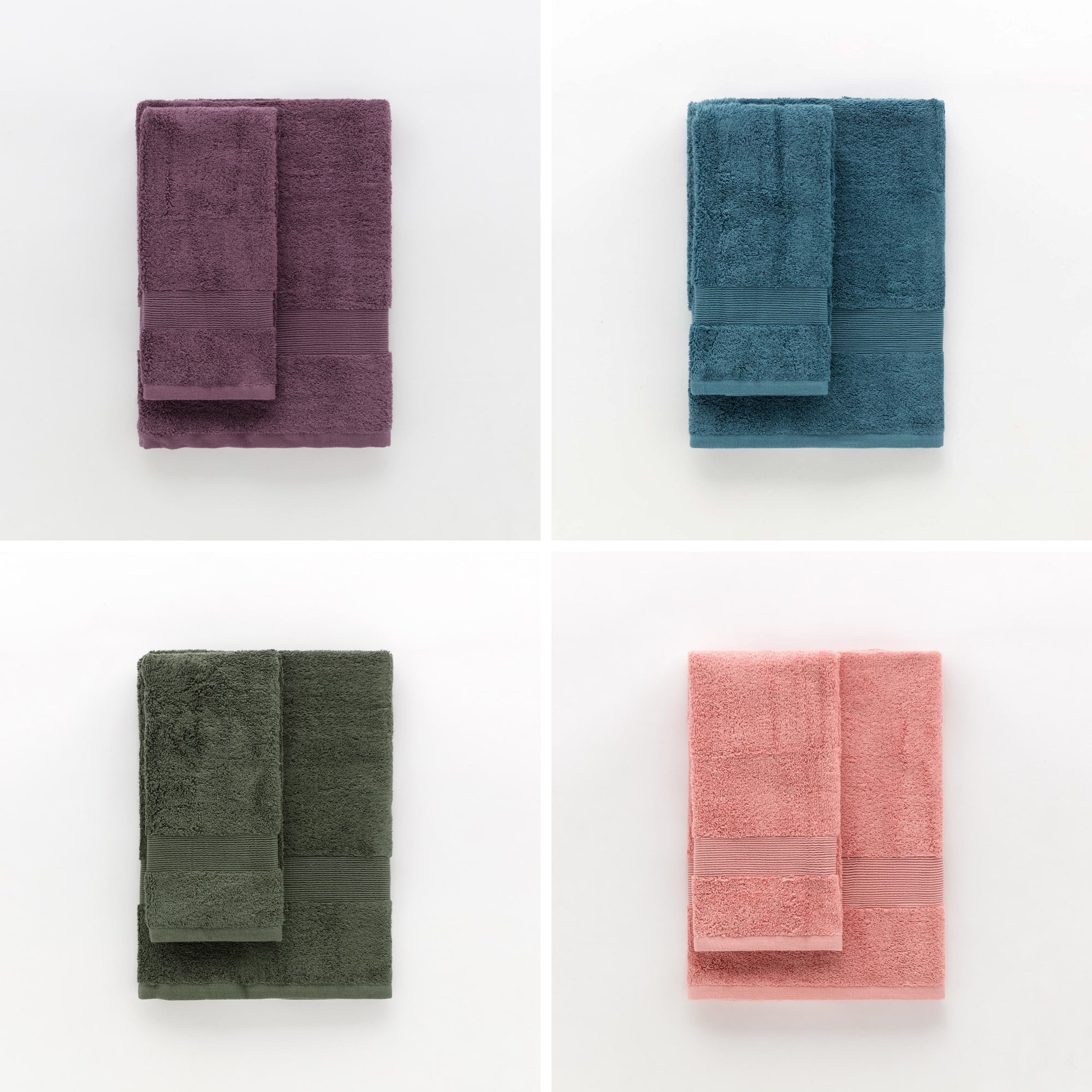 Set Asciugamani BORDURA Bagno Moreali Tessile Casa