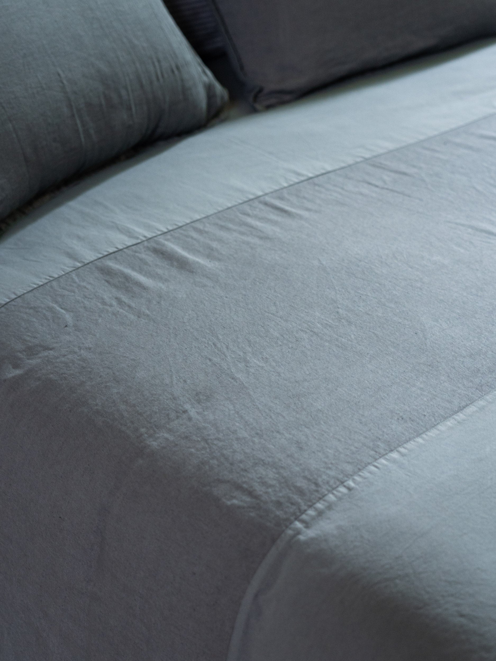 POPUP Parure Copripiumino No-Stiro Lino/Cotone NIRANO Letto Moreali Tessile Casa