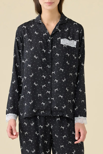 Pigiama Donna Lungo Aperto Flakes Abbigliamento Moreali Tessile Casa