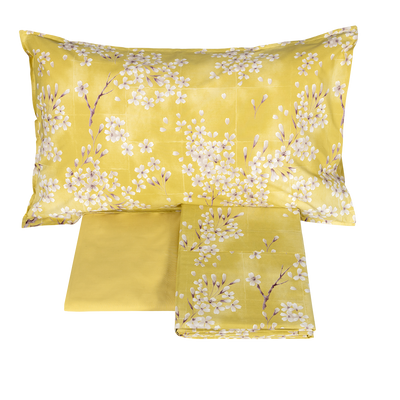 Completo Lenzuola Copriletto Percalle KIMONO Letto Fazzini