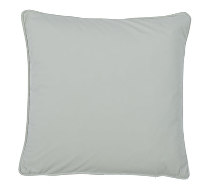 Fodera Cuscino Arredo Piping VELLUTO Made in Italy Soggiorno Moreali Tessile Casa 50 x 50 Panna 01