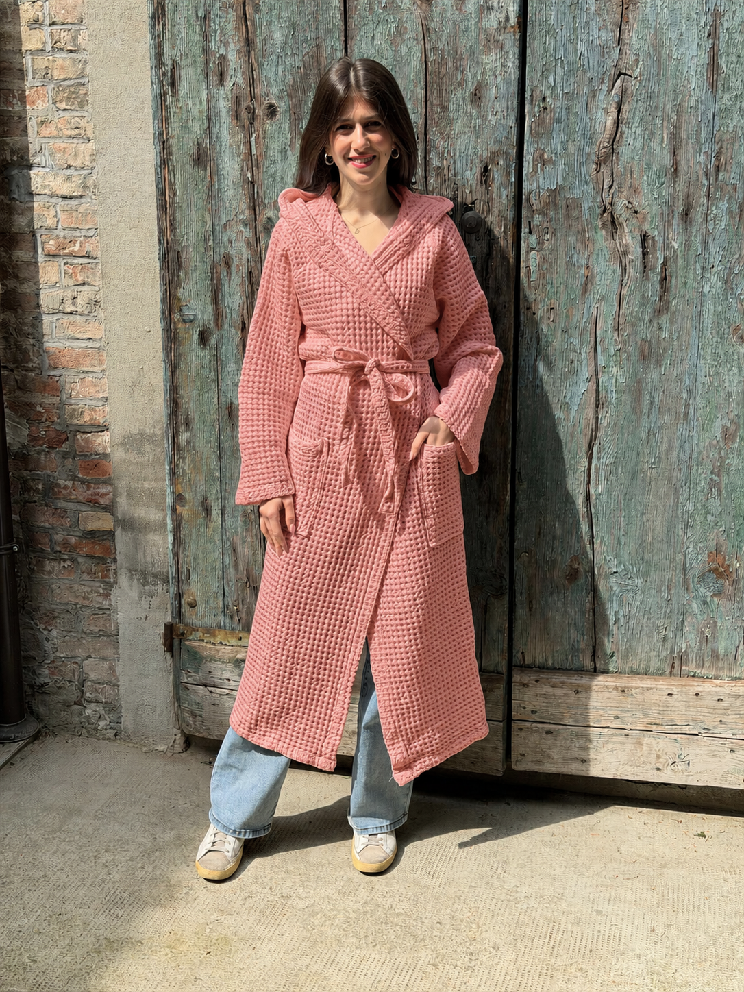Accappatoio Garment Washed Unisex APE REGINA