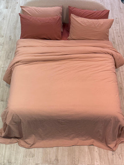 POPUP Parure Copripiumino No-Stiro ESSENZIALE Singolo Letto Moreali Tessile Casa Singolo Fard