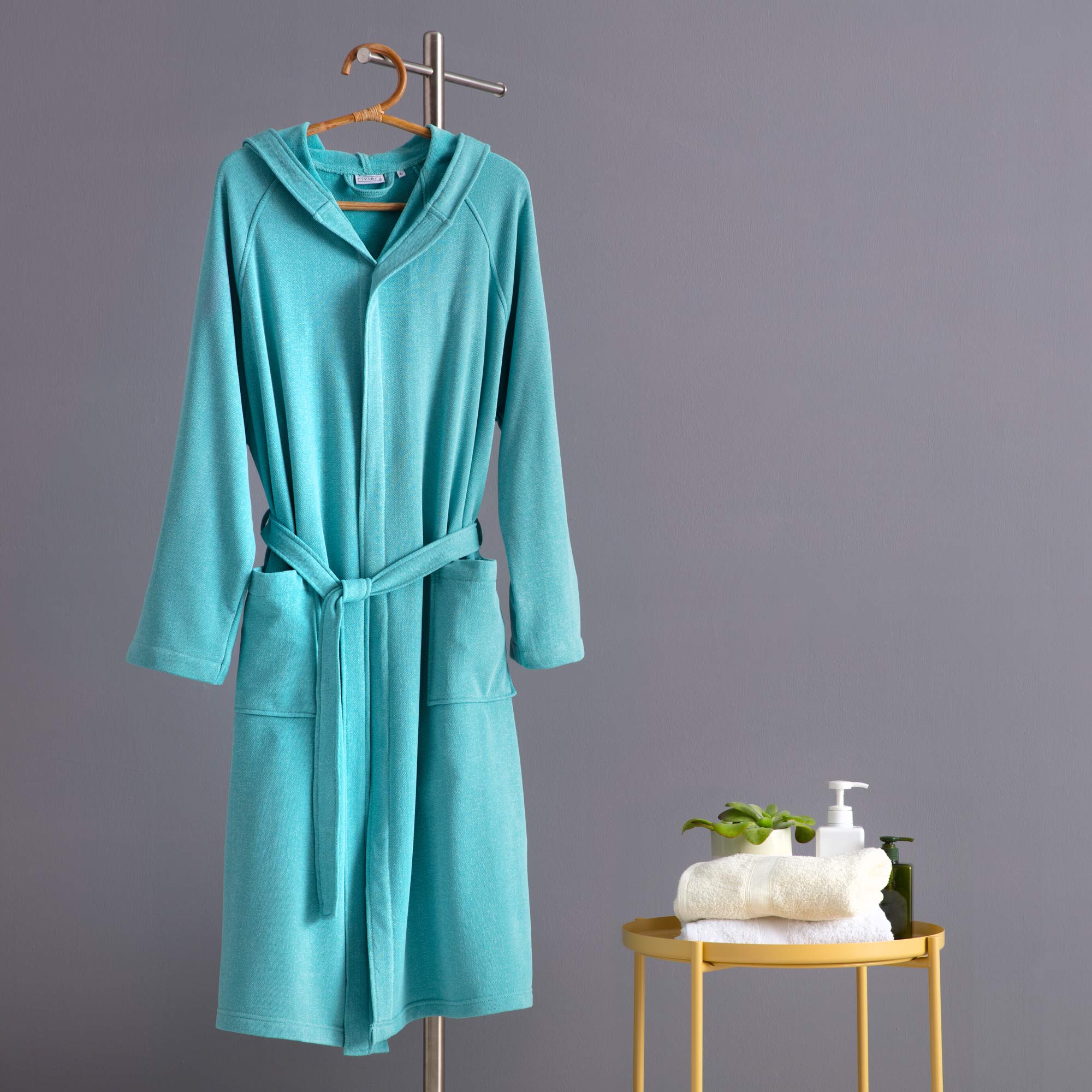 Accappatoio Unisex Microspugna WIMBLEDON Bagno Riviera S Tiffany