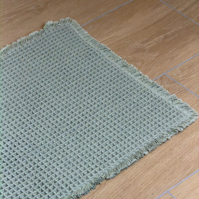 Tappeto Bagno Ape WAFFLE Bagno Moreali Tessile Casa 40 x 60 Verde