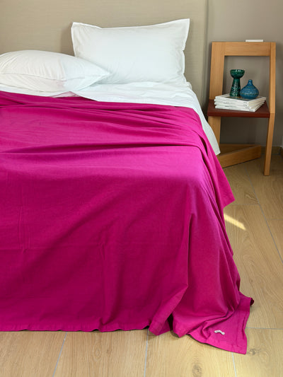 Copriletto No-Stiro ESSENZIALE Letto Moreali Tessile Casa Matrimoniale 270 x 270 Orchidea