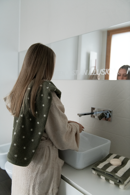 Set Asciugamani Made in Italy Righe Bagno Galizzi