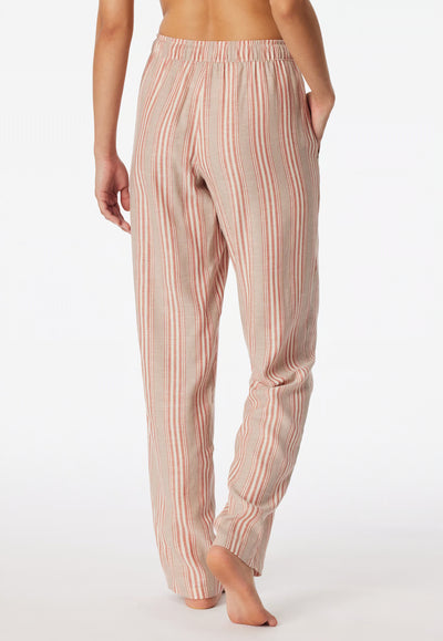 Pantaloni Stripes Misto Lino Abbigliamento Schiesser