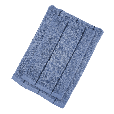 Set Asciugamani Tinto Filo SMART Bagno Fazzini 100 x 50 / 50 x 38 Avio/Navy