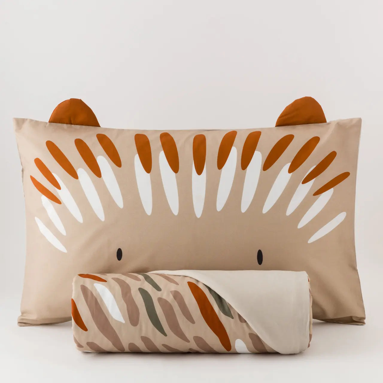 Parure Copripiumino KIDS Percalle Stampato Ciuffi Letto Riviera Piazza e Mezzo Deserto