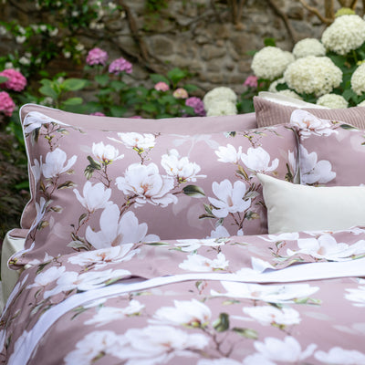 Completo Lenzuola Copriletto Raso LAVINIA Letto Galizzi Matrimoniale Rosa