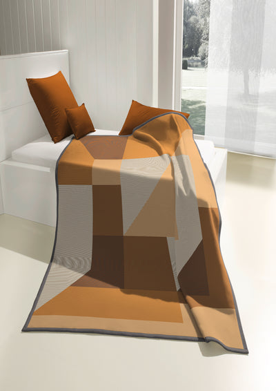 Plaid Caldo Cotone Springfield Bright Soggiorno Borbo 150 x 200 Coccio