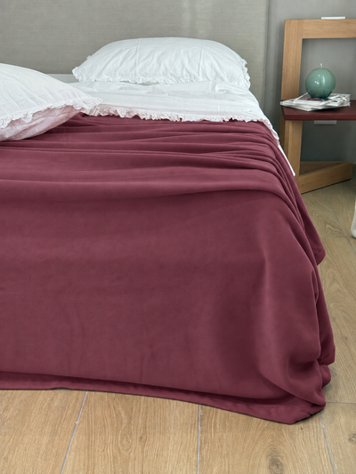 Coperta Pile Battuto ABBRACCIO Soggiorno Moreali Tessile Casa Matrimoniale 250 x 210 Vinaccia H801