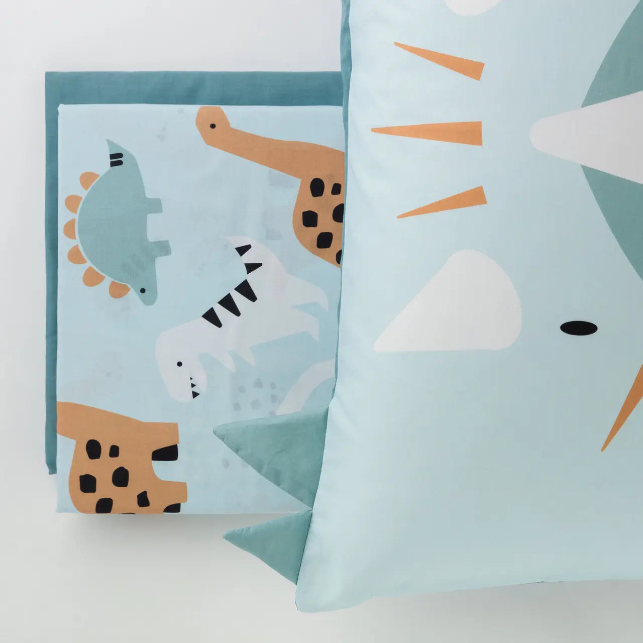 Completo Lenzuola KIDS Percalle Stampato Arlo Letto Riviera Piazza e Mezzo Azzurro