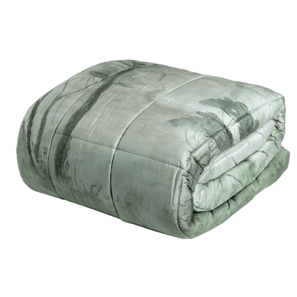 Trapunta Raso 300TC Nemora Letto Fazzini 270 x 270 Verde