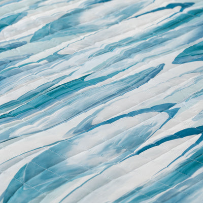 Trapuntino in Microfibra Stampato VEGA Letto Riviera