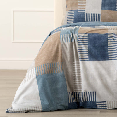 Parure Copripiumino Cotone Stampato PARKER Letto Riviera