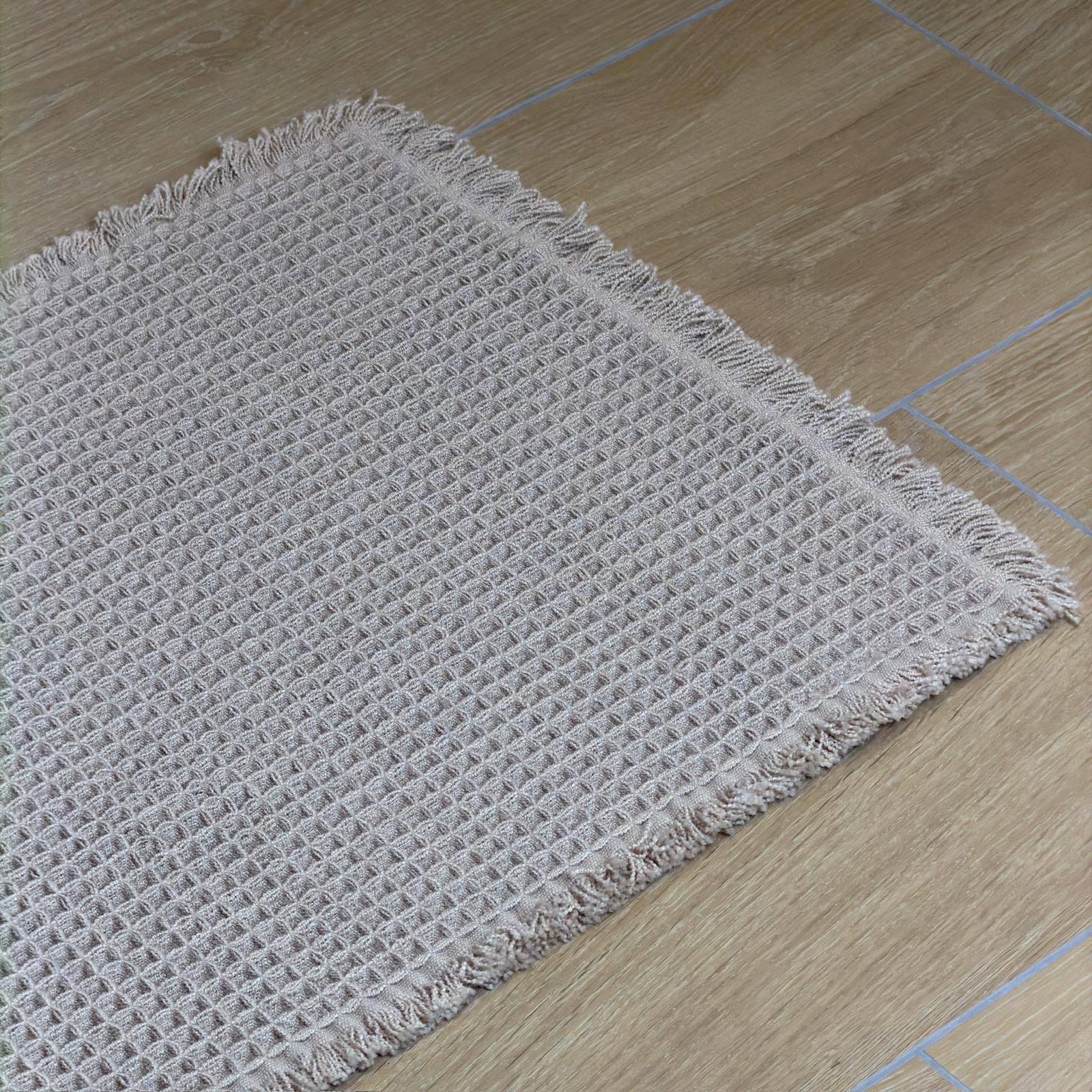 Tappeto Bagno Ape WAFFLE Bagno Moreali Tessile Casa 40 x 60 Tortora