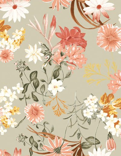 Completo Lenzuola Copriletto Raso 300TC Stampa Digitale HEATHER Letto Reevèr Matrimoniale Lino