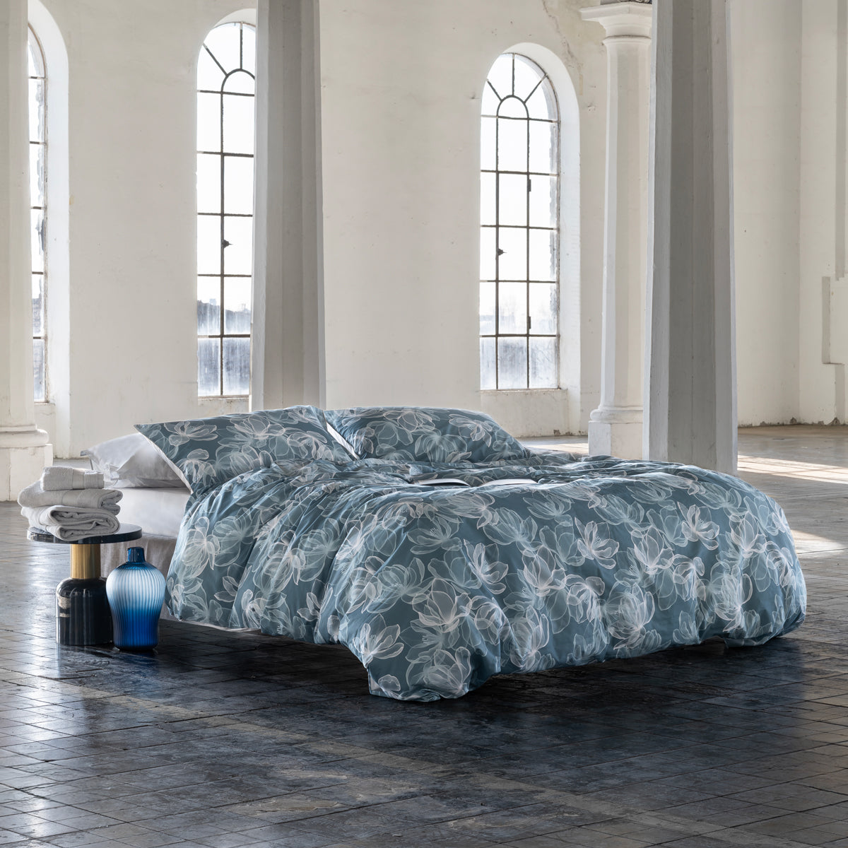 Parure Copripiumino Percalle Supersoft SERENA Letto Galizzi