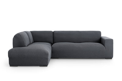 Copridivano Chaise Longue Bracciolo Alto Soggiorno Belmarti Destra Antracite