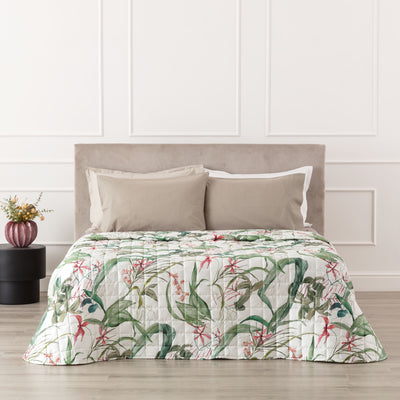 Trapuntino in Raso 300TC Stampa Digitale PREZIOSA Letto Reevèr