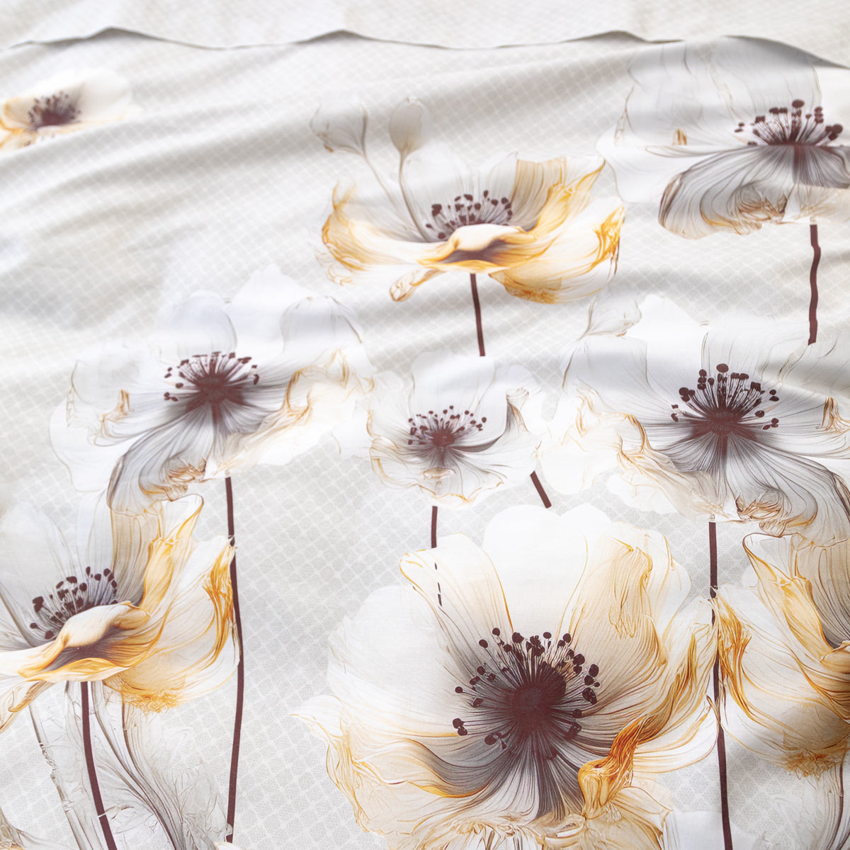 Parure Copripiumino Double Flower Power 2533 Letto Cogal