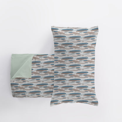 Completo Lenzuola Caldo Cotone 2502 Letto Cogal Matrimoniale Verde Cedro