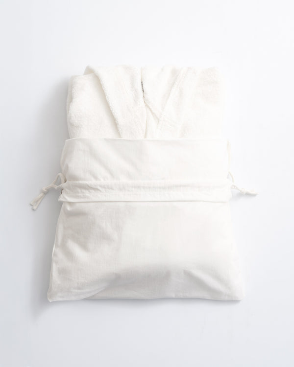 POPUP - Accappatoio Spugna Leggera TRAVEL Bagno Moreali Tessile Casa S Bianco