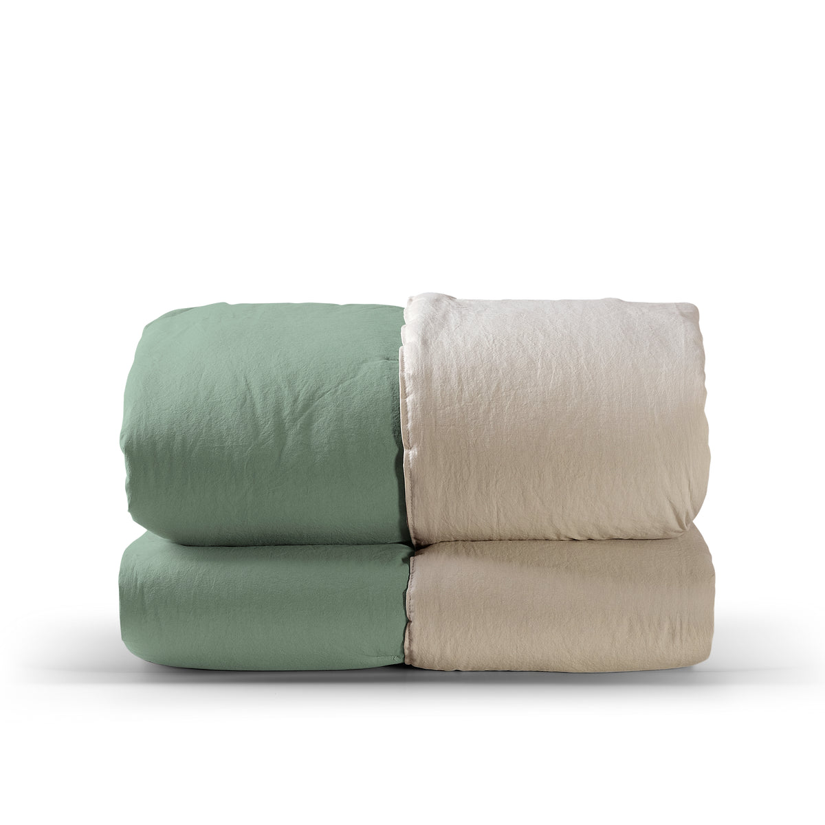 Trapunta MEDIA No-Stiro Double DUECENTO Letto Moreali Tessile Casa Matrimoniale 270 x 270 Verde/Deserto