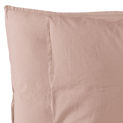 FINE SERIE Coppia Federe Cotone No-Stiro ESSENZIALE Letto Moreali Tessile Casa 50 x 80 cm Fard