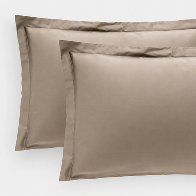 Federe Raso 300TC CHARME Letto Moreali Tessile Casa 52 x 82 cm Tortora