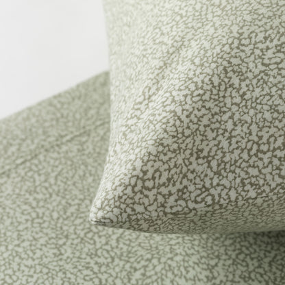 Completo Lenzuola Flanella Cotone Stampato Cloudette Letto Riviera