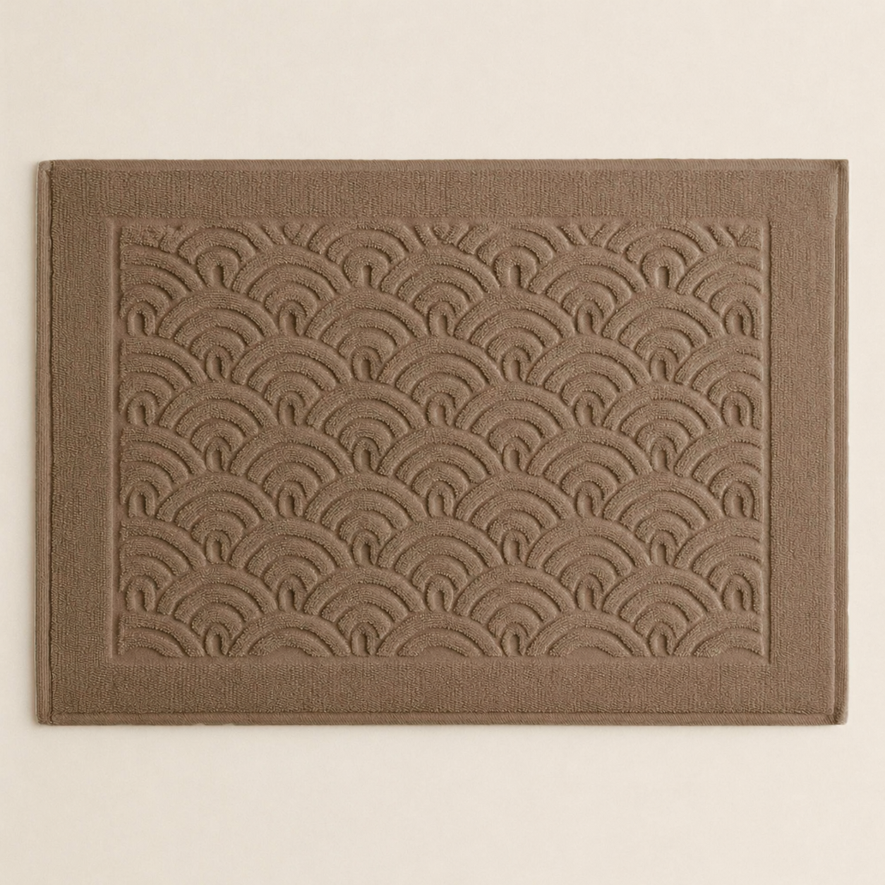 Tappeto Jacquard Tinto Capo MOON Cucina Moreali Tessile Casa 60 x 90 Tortora